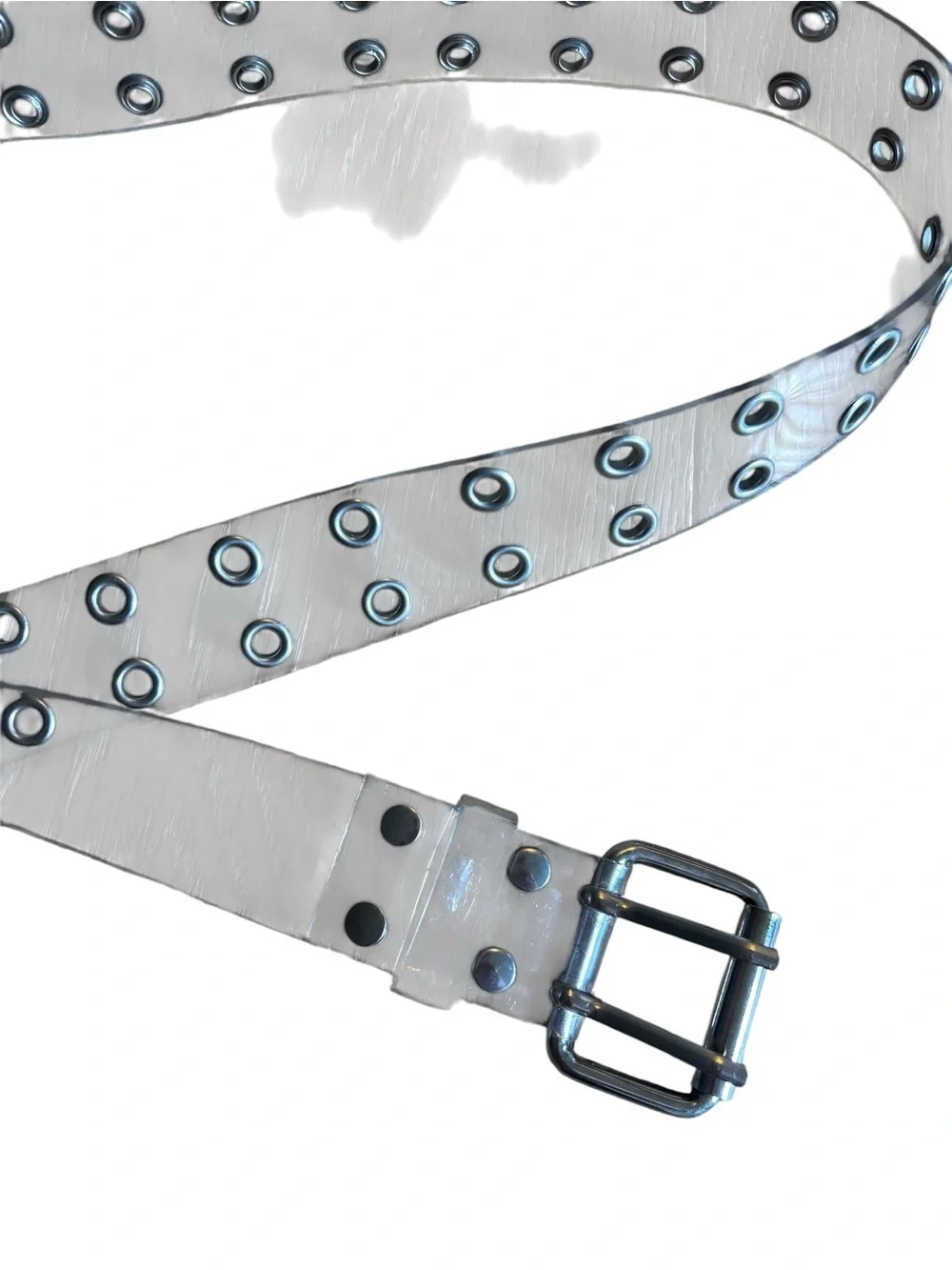 Plastic Double Eyelet Belt